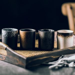 Japanese Style Hand-Painted Ceramic Cup